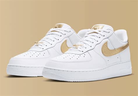 nike airforce 1 rot weiß gold|air force 1 low white gold.